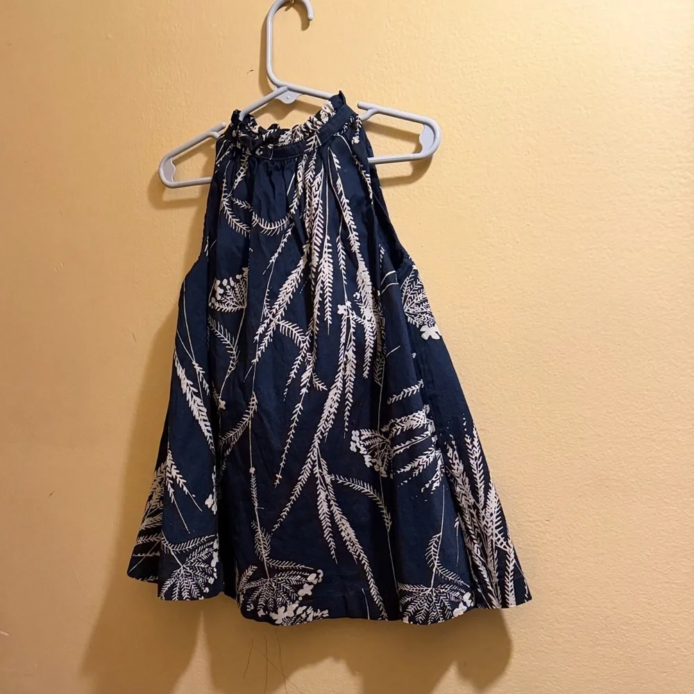 Banana Republic Kids Navy Floral Blouse